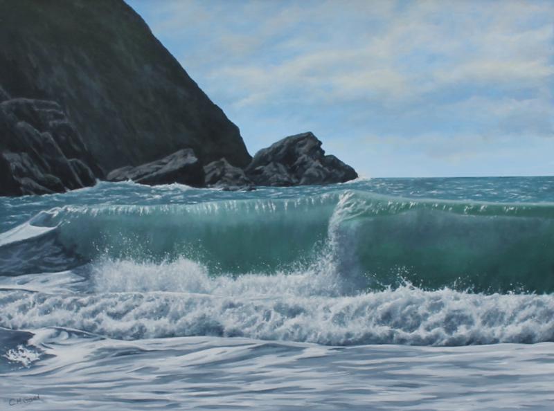 Clive Gould - Rolling waves Traethllfyn