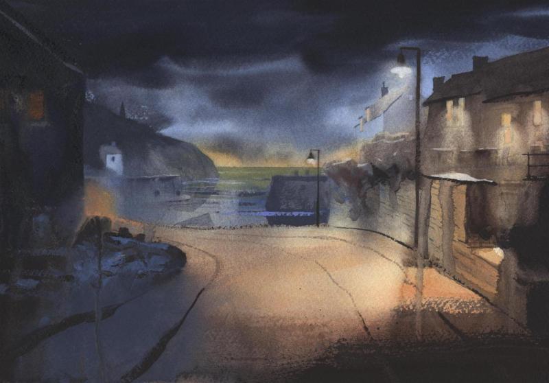 Simon Jones -Porthgain Sloop_and_Sea