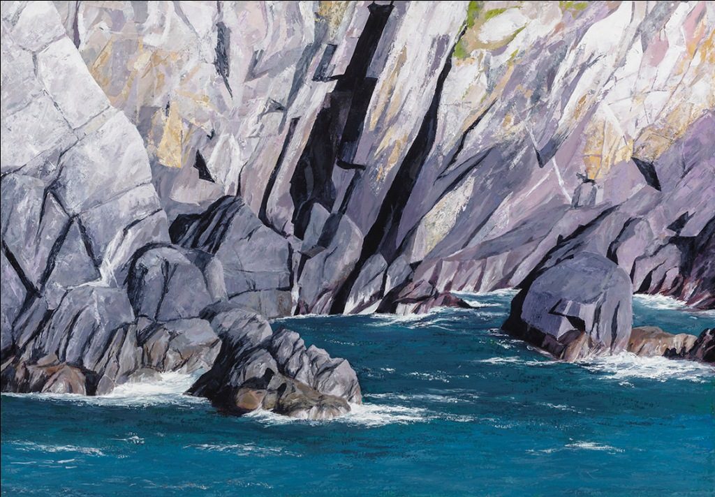 Clive Gould - Cliffs at Caerfai Bay