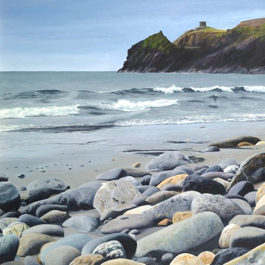 Clive Gould 'Evening tide, Abereiddy'