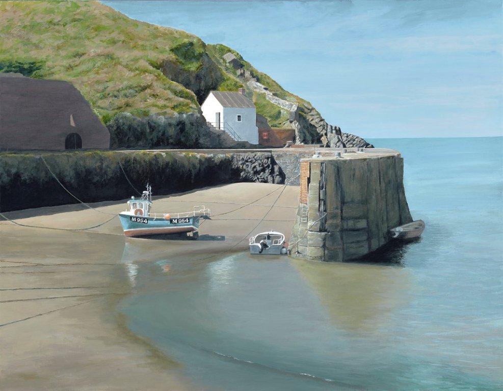 Clive Gould -AT THE HARBOUR Porthgain