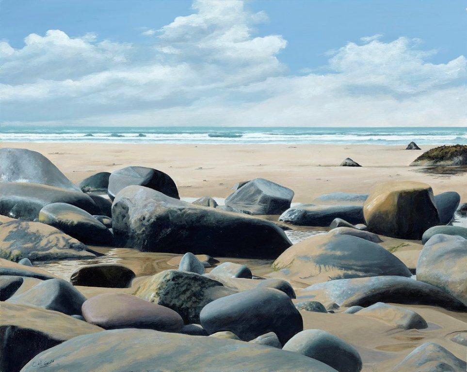 Clive Gould -ON THE BEACH Druidstone