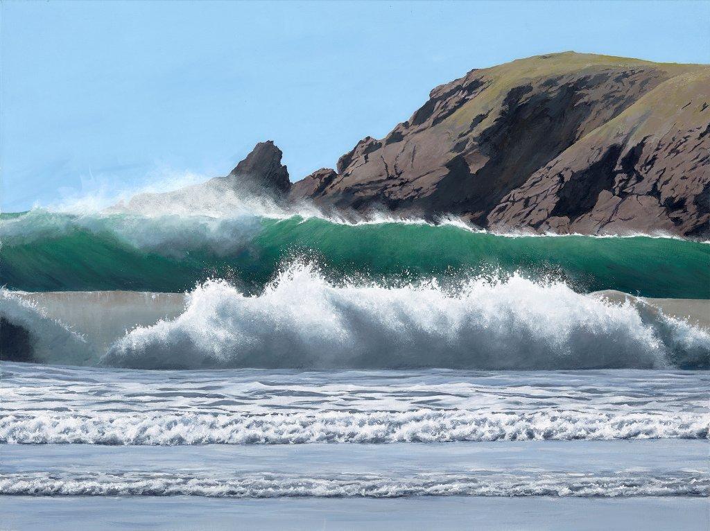 Clive Gould -SURF BREAKERS Marloes Sands