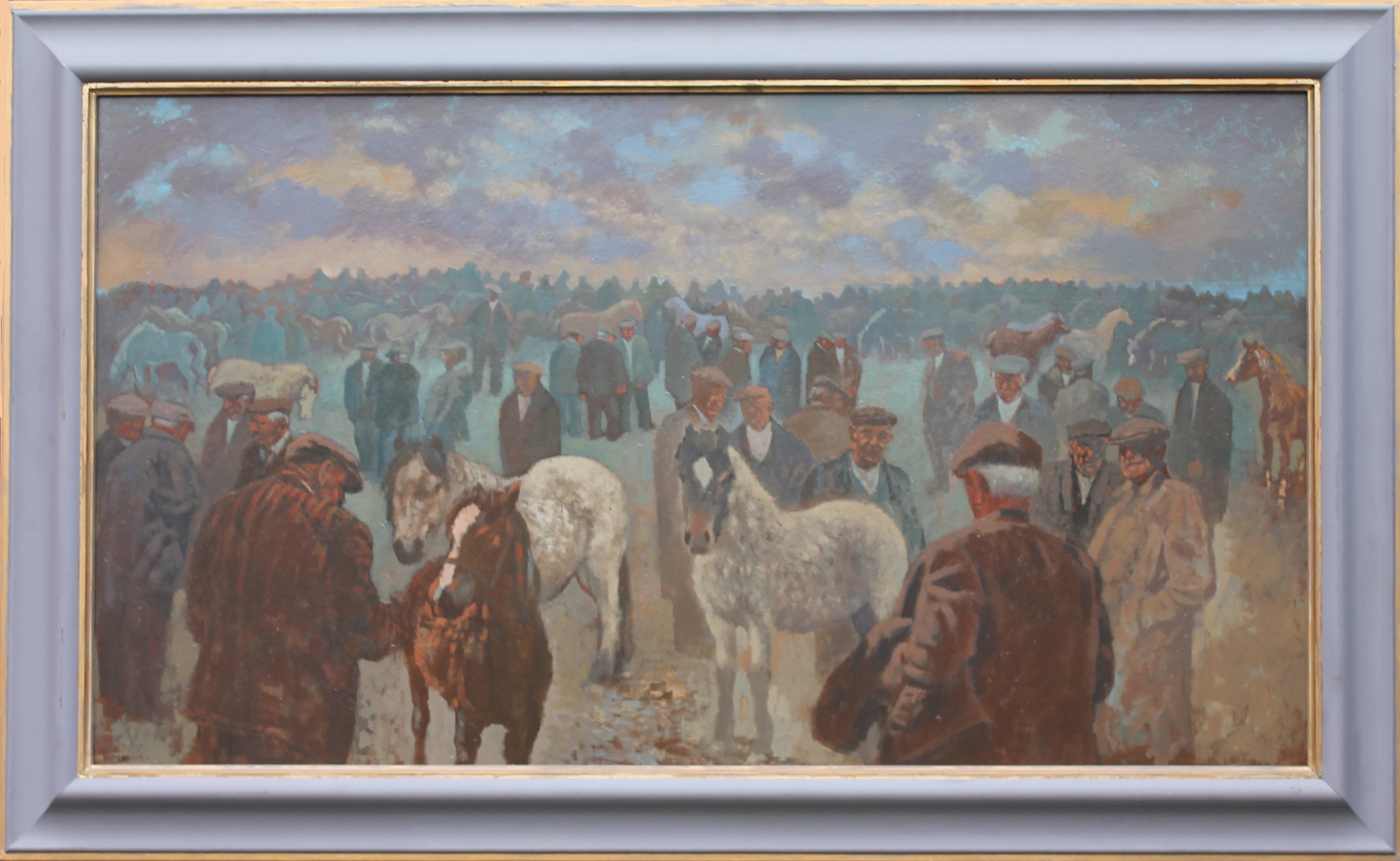 Aneurin Jones - The Horse Sale - Framed